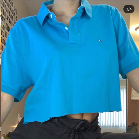 reworked tommy hilfiger top - Picture 3 of 5